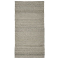 TIDTABELL - Rug, flatwoven, grey, 80x150 cm - best price from Maltashopper.com 90561874