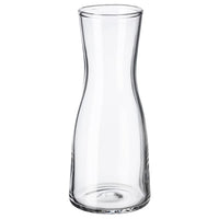 TIDVATTEN vase, clear glass, 14 cm