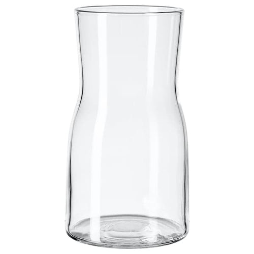 TIDVATTEN - Vase, clear glass, 17 cm