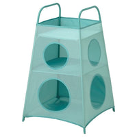TIGERFINK - Storage with compartments, turquoise - best price from Maltashopper.com 80512469