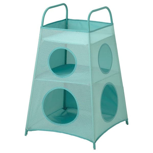 TIGERFINK - Storage with compartments, turquoise