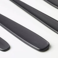 TILLAGD - 24-piece cutlery set, black - best price from Maltashopper.com 40343001