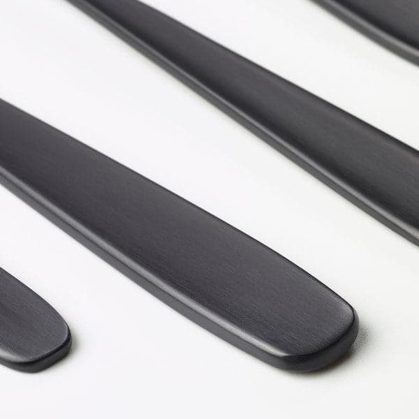 Ikea TILLAGD - 24-piece cutlery set, black