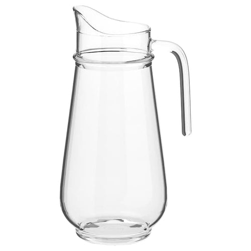 TILLBRINGARE - Jug, clear glass, 1.7 l