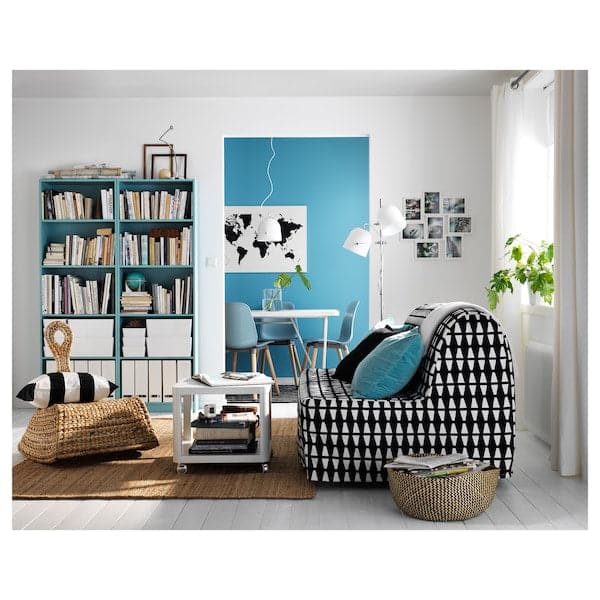 TINGBY - Side table on castors, white, 50x50 cm - best price from Maltashopper.com 20295930