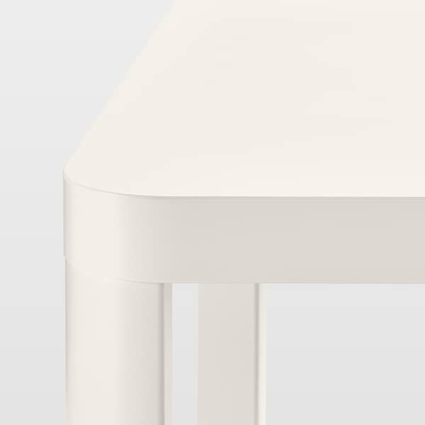 TINGBY - Side table on castors, white, 50x50 cm - best price from Maltashopper.com 20295930