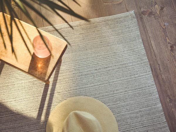 TIPHEDE - Rug, flatwoven, natural/black, 120x180 cm - best price from Maltashopper.com 40456757