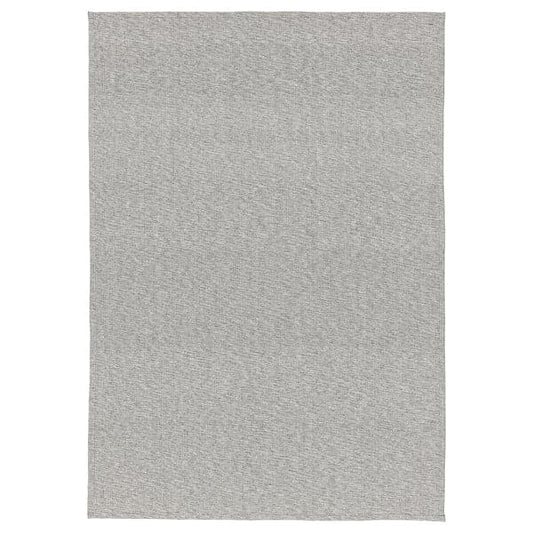 TIPHEDE - Rug, flatwoven, black/natural, 155x220 cm - best price from Maltashopper.com 20470047