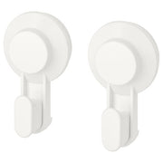 TISKEN - Hook with suction cup, white - best price from Maltashopper.com 70381275