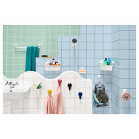 TISKEN - Hook with suction cup, white - best price from Maltashopper.com 70381275