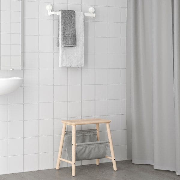 Ikea TISKEN - Towel rack with suction cup, white