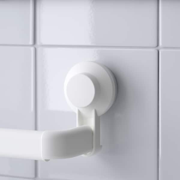 Ikea TISKEN - Towel rack with suction cup, white