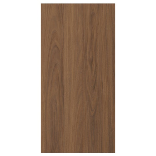 TISTORP - Door, brown walnut effect, 40x80 cm