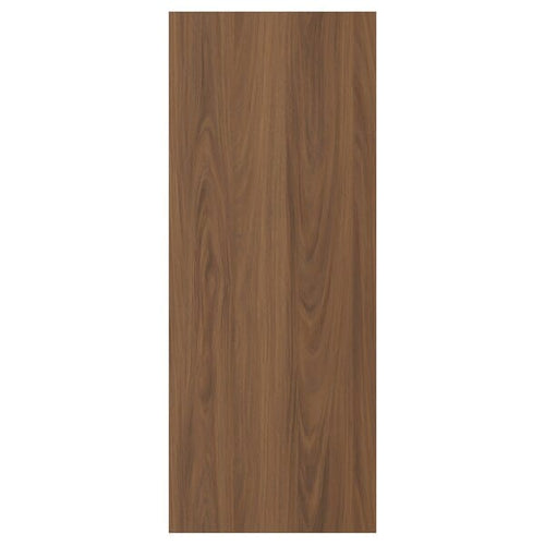 TISTORP door, brown walnut effect, 40x100 cm