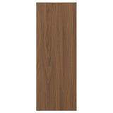 TISTORP door, brown walnut effect, 30x80 cm