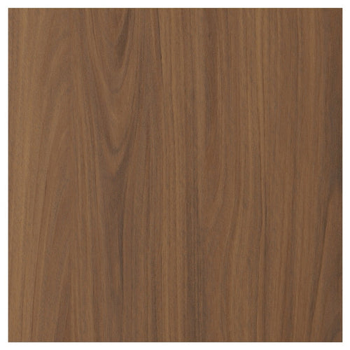 TISTORP - Door, brown walnut effect, 40x40 cm