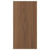 TISTORP door, brown walnut effect, 30x60 cm