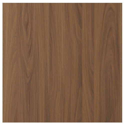 TISTORP - Door, brown walnut effect, 60x60 cm