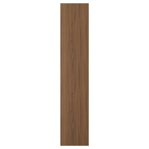 TISTORP - Door, brown walnut effect, 40x200 cm