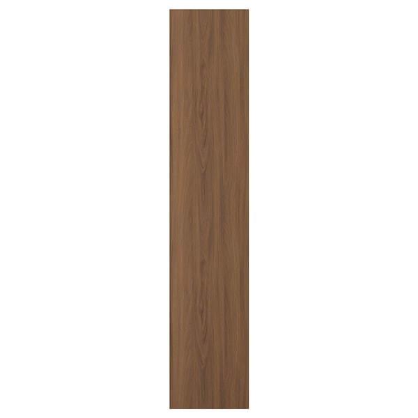 TISTORP - Door, brown walnut effect, 40x200 cm