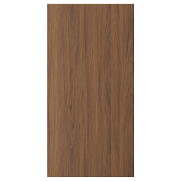 TISTORP - Door, brown walnut effect, 60x120 cm