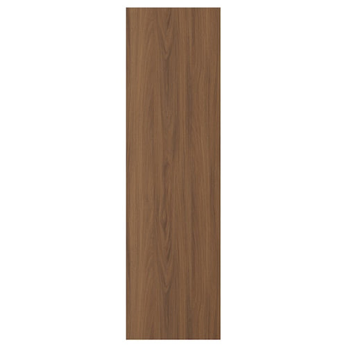 TISTORP - Door, brown walnut effect, 40x140 cm