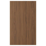 TISTORP door, brown walnut effect, 60x100 cm