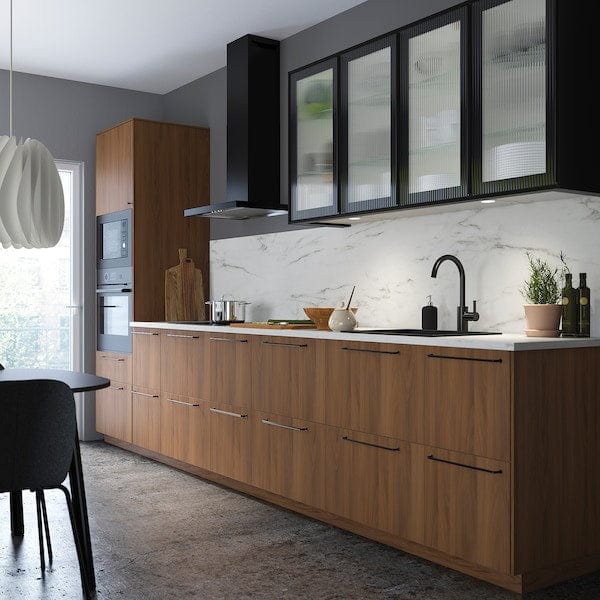 Ikea TISTORP - Door, brown walnut effect, 60x140 cm