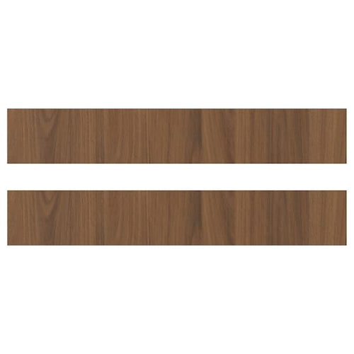 TISTORP - TISTORP Drawer front, brown walnut effect, 60x10 cm