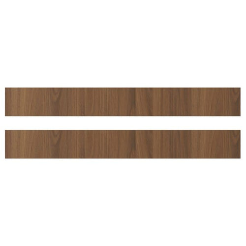 TISTORP - TISTORP Drawer front, brown walnut effect, 80x10 cm
