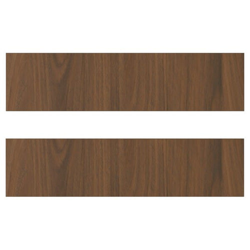 TISTORP - TISTORP Drawer front, brown walnut effect, 40x10 cm