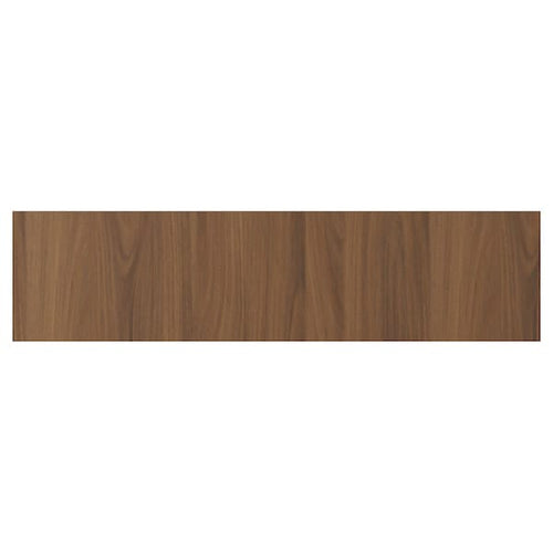 TISTORP drawer front, brown walnut effect, 80x20 cm