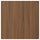 TISTORP - TISTORP Drawer front, brown walnut effect, 40x40 cm