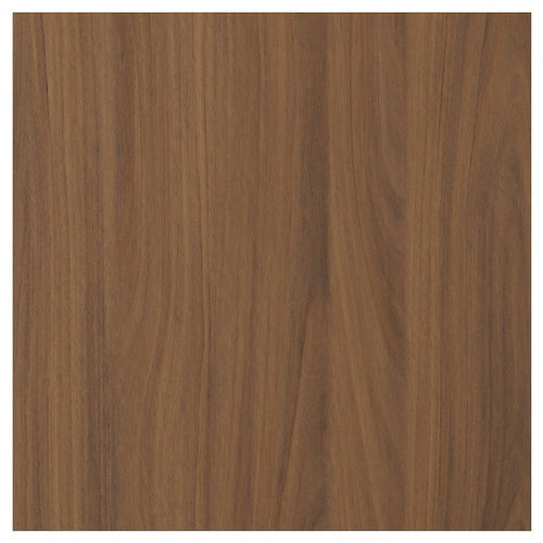 TISTORP - Drawer front, brown walnut effect, 40x40 cm