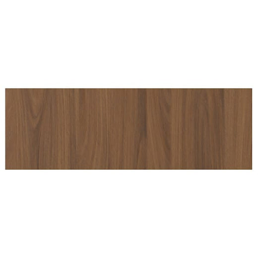 TISTORP drawer front, brown walnut effect, 60x20 cm