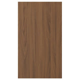 TISTORP front for dishwasher, brown walnut effect, 45x80 cm