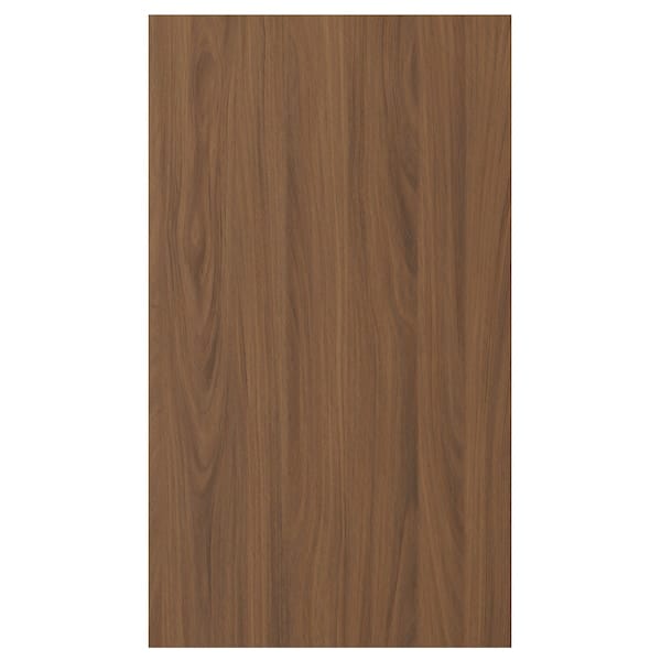 TISTORP - Front for dishwasher, brown walnut effect, 45x80 cm