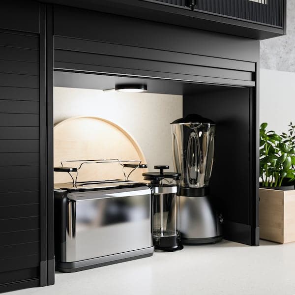 TITTEBO - Tambour storage f small appliances, black, 60 cm - best price from Maltashopper.com 20550275