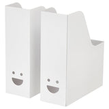 TJABBA magazine file, white, 10x30x25 cm, 2 pack