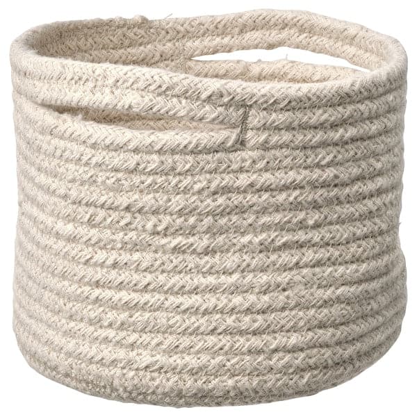 Ikea TJABBIG - Basket, natural, 15x13 cm