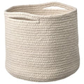 TJABBIG basket, natural, 25x23 cm