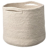 TJABBIG basket, natural, 25x23 cm