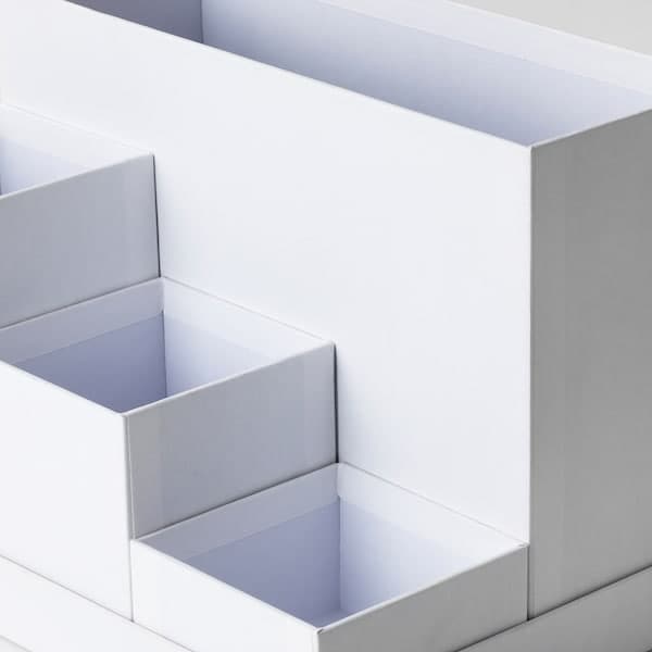 Ikea TJENA - Desk organiser, white, 18x17 cm