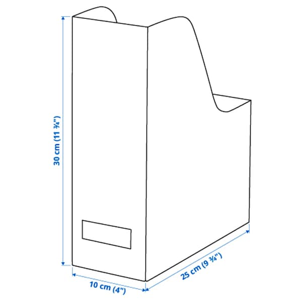 Ikea TJENA - Magazine file, white