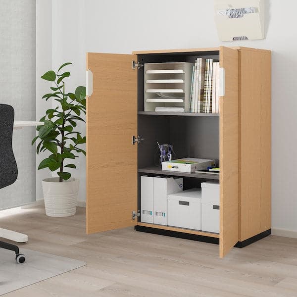 Ikea TJENA - Storage box with lid, white, 25x35x20 cm