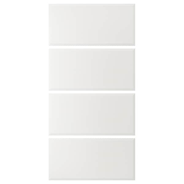 Ikea TJÖRHOM - 4 panels for sliding door frame, white, 100x201 cm