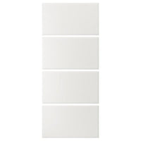 TJÖRHOM - 4 panels for sliding door frame, white, 100x236 cm - best price from Maltashopper.com 60480681