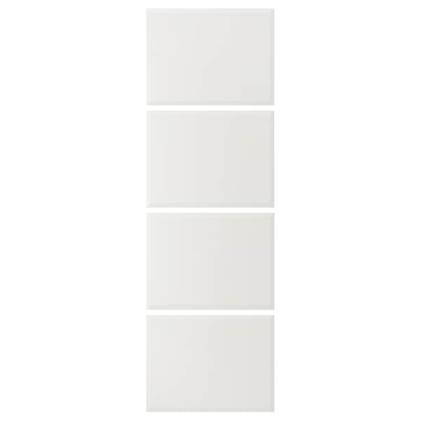 TJÖRHOM - 4 panels for sliding door frame, white, 75x236 cm - best price from Maltashopper.com 70480685