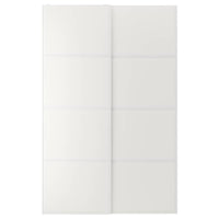 TJÖRHOM - Pair of sliding doors, white, 150x236 cm - best price from Maltashopper.com 59439800