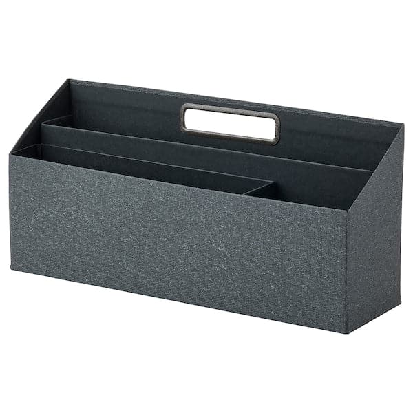 Ikea TJOG - Desk organiser, dark grey, 34x16 cm